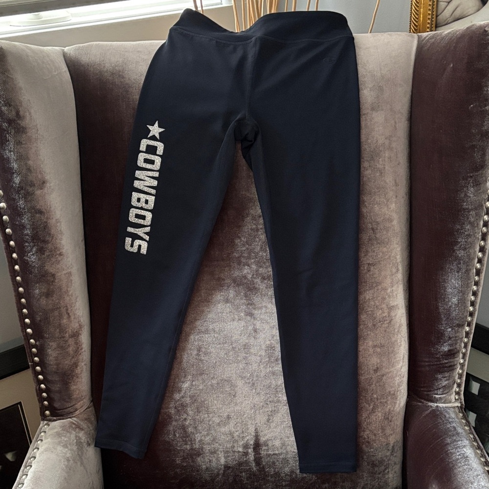 Cowboys Kids Navy Leggings